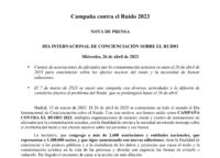 Campaña contra el Ruido 2023 Campaña contra el Ruido 2023