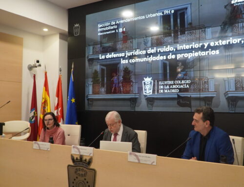 Intervención de Ricardo Ayala en el ICAM sobre “La defensa frente al ruido procedente del interior y exterior en las Comunidades de Propietarios”